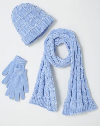 Damart Hat, Scarf & Glove Set