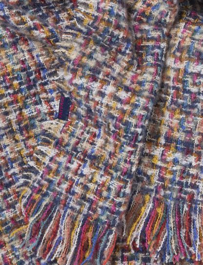 Fatface Women's Checked Scarf - Multi, Multi