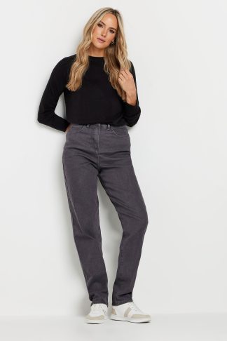 Lts Tall Grey Una Stretch Mom Jeans Ex Long > 24 Lts | Tall Women's Mom & Boyfriend Jeans