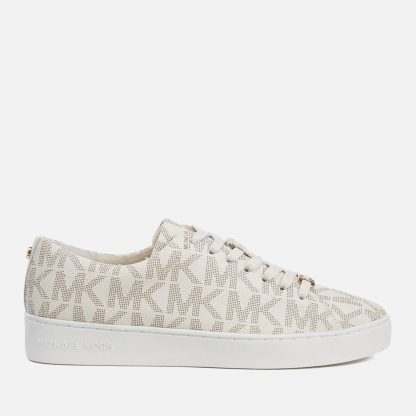 MICHAEL Michael Kors Women's Keaton Cupsole Trainers - Vanilla - UK 3