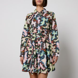 Never Fully Dressed Lauren Cotton and Linen-Blend Shirt Dress - UK 6