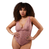 Playful Promises WWL821AR Wolf & Whistle Ariana Bodysuit WWL821AR Ash Rose WWL821AR Ash Rose