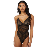 Playful Promises WWL979 Wolf & Whistle Sienna Bodysuit WWL979 Black WWL979 Black