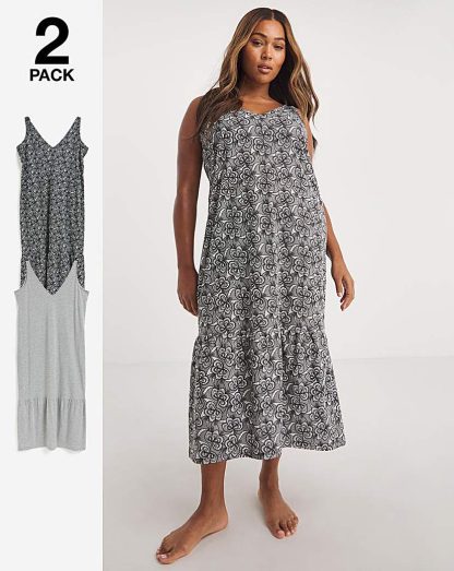 Pretty Secrets Value 2 Pack Maxi Nightie