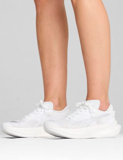 Puma Women's Deviate NITRO™ 3 Trainers - 5.5 - Soft White, Soft White