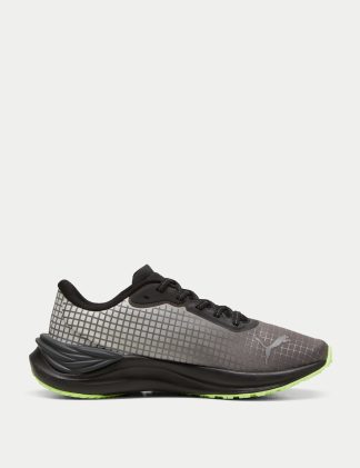 Puma Women's Electrify Nitro 3 Running Trainers - 5.5 - Black/Grey, Black/Grey