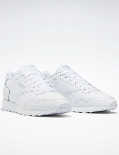 Reebok Women's Glide Leather Trainers - 6 - White, White,White Mix