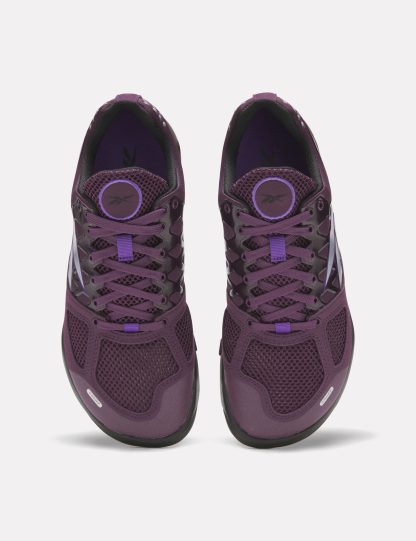 Reebok Women's Nano 2.0 Mesh Detail Trainers - 3.5 - Dark Purple, Dark Purple