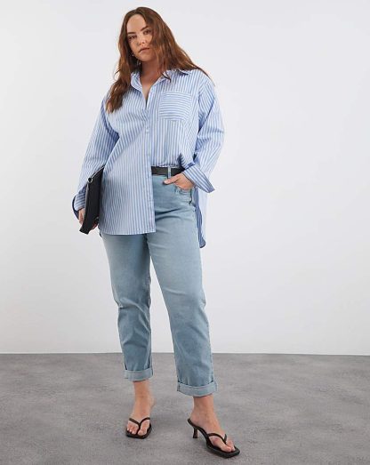 Super Light Wash 24/7 Boyfriend Jeans