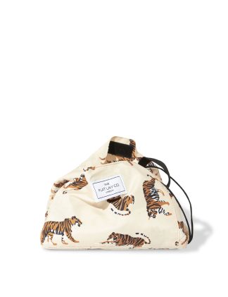 The Flat Lay Co. Women's Open Flat Makeup Bag In Neutral Tigers