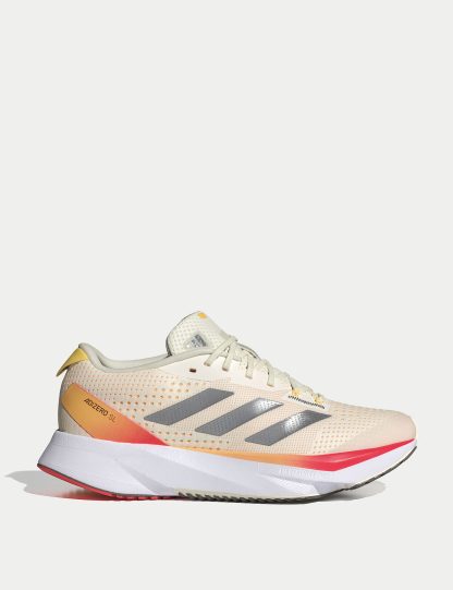 Adidas Women's ADIZERO SL Running Trainers - 7 - Blush, Blush,Black Mix,Magenta