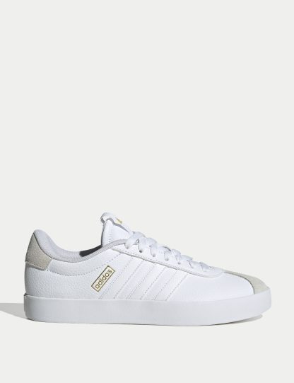 Adidas Women's VL Court 3.0 Trainers - 6 - White, Black,White,White/Black