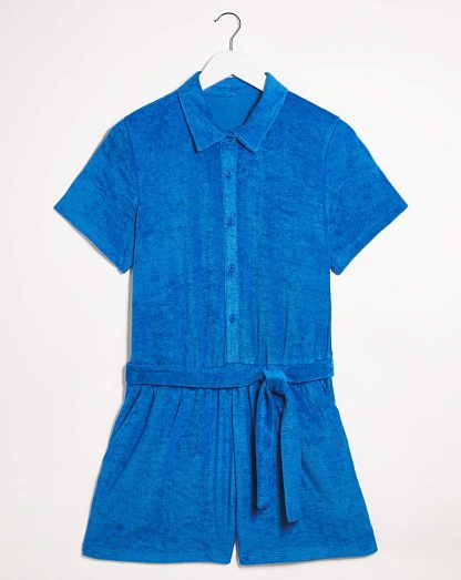 Cotton Towelling Playsuit