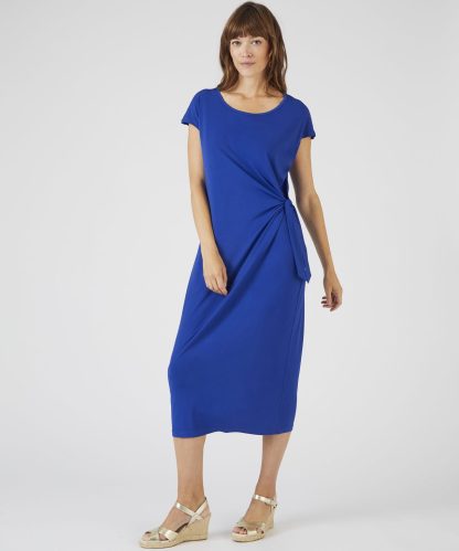 Damart Side Tie Jersey Dress