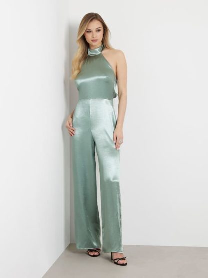 Guess Satin Wide Leg Jumpsuit