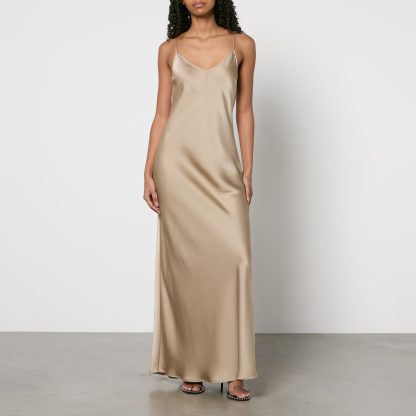 MAX&Co. Valais Satin Maxi Dress - UK 16