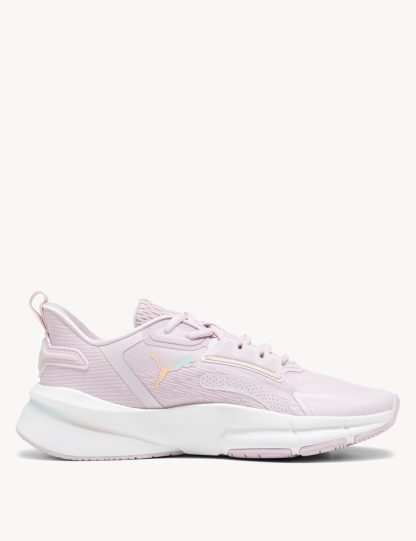 Puma Women's PWRFrame TR 3 Trainers - 5 - Light Purple, Medium Grey Mix,Light Purple