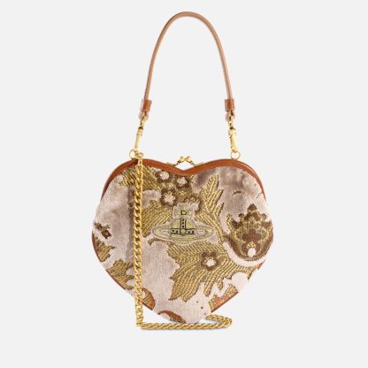 Vivienne Westwood Belle Heart Jacquard Frame Purse