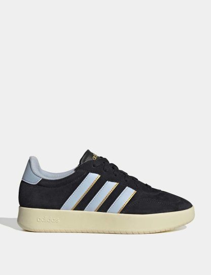 Adidas Women's Barreda Suede Trainers - 5 - Black Mix, Black Mix