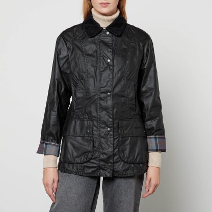 Barbour Beadnell Cotton Waxed Jacket - UK 8