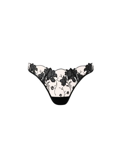 Bluebella Yvette Thong Black/Sheer