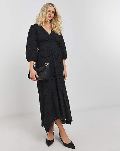 Joanna Hope High Low Broderie Dress