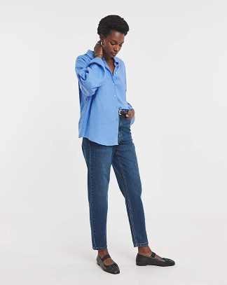Mid Blue Mom Jean
