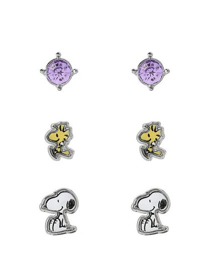 Peanuts Snoopy 3pc Earring Set