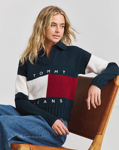 Tommy Jeans Flag Rugby Sweater