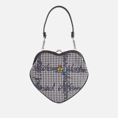 Vivienne Westwood Belle Gingham Heart Frame Purse