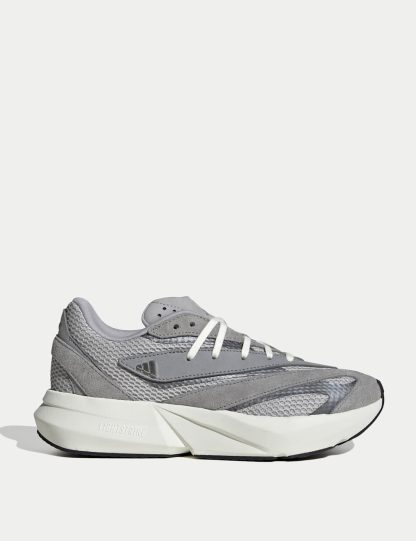 Adidas Women's Lightstride Trainers - 7 - Grey, Grey,White