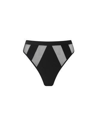 Bluebella Orla High-waist Thong Black