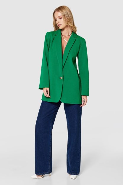 Closet London Green Oversized Blazer