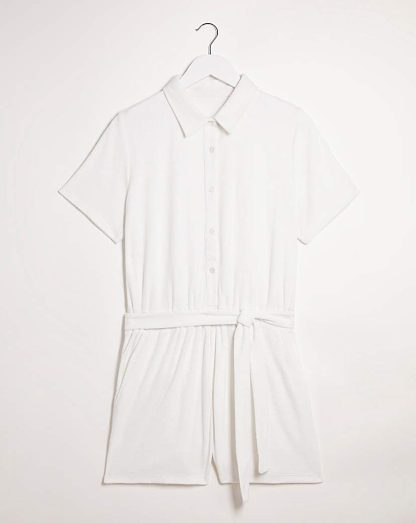 Cotton Towelling Playsuit