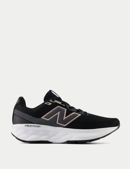 New Balance Women's 520v9 Running Trainers - 6 - Black, White,Black,Black/Black,Pink Magenta