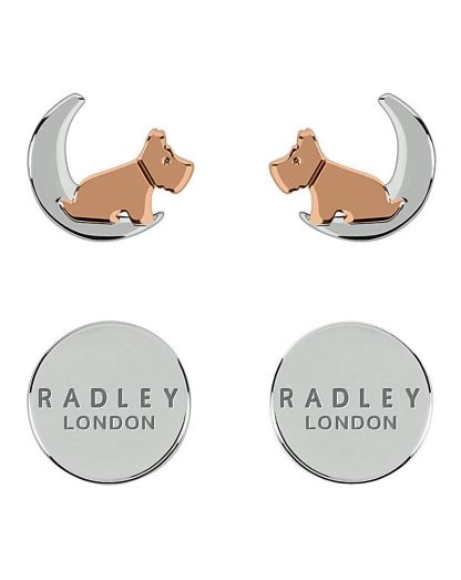 Radley Silver Moon Twin Pack Earrings