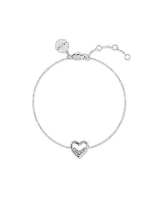 Radley Silver Plated Heart Bracelet