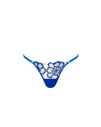 Bluebella Catalina Thong Egyptian Blue/Sheer