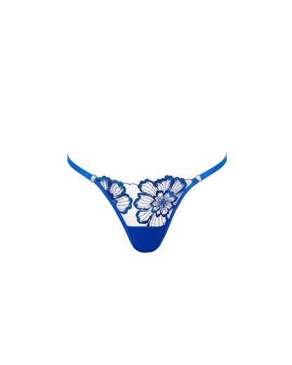 Bluebella Catalina Thong Egyptian Blue/Sheer