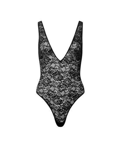 Bluebella Fallon Soft Bodysuit Black - 18