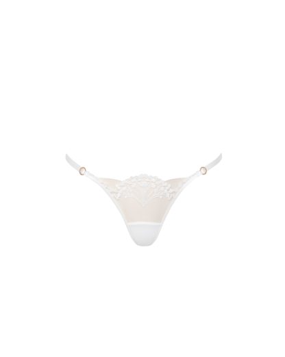 Bluebella Marisa Thong White/Sheer