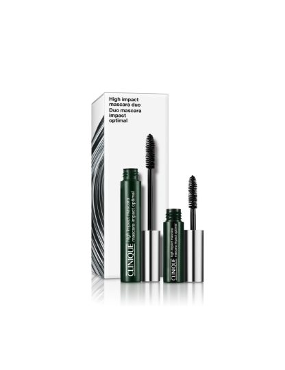 Clinique Women's High Impact Mascara Duo: Home & Away Makeup Gift Set
