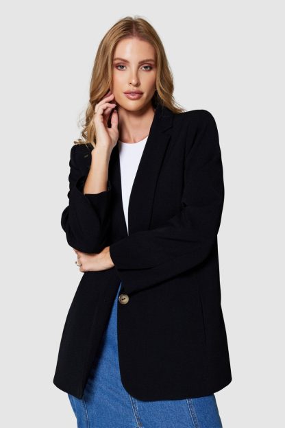 Closet London Black Oversized Blazer