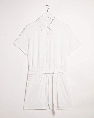 Cotton Towelling Playsuit