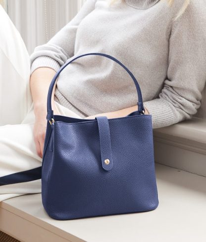 Damart Navy Handbag