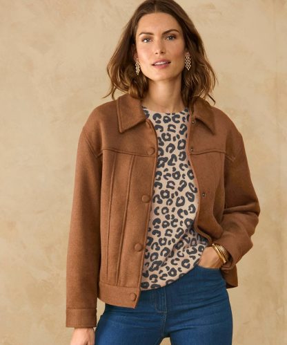 Damart Wool Mix Casual Jacket