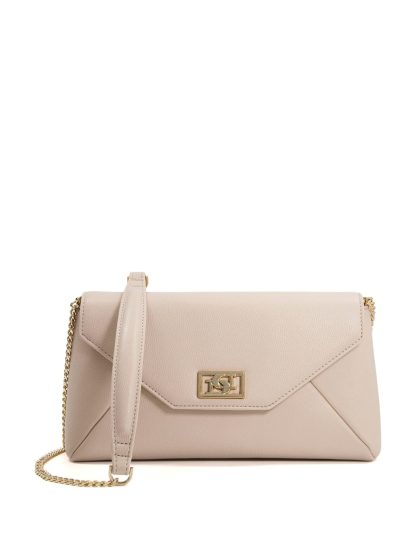 Dune London Women's Chain Strap Clutch Bag - Ecru, Ecru