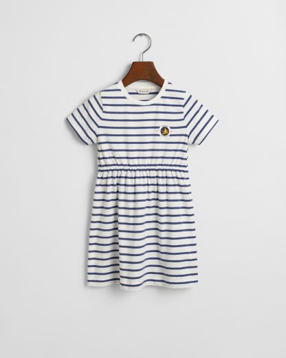 GANT Kids Girls Striped T-Shirt Dress (122/128)