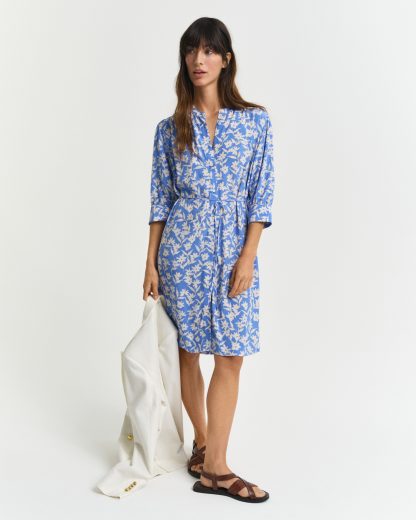 GANT Women Floral Print Shirt Dress (40)