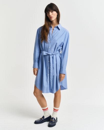 GANT Women Luxury Oxford Shirt Dress (42)